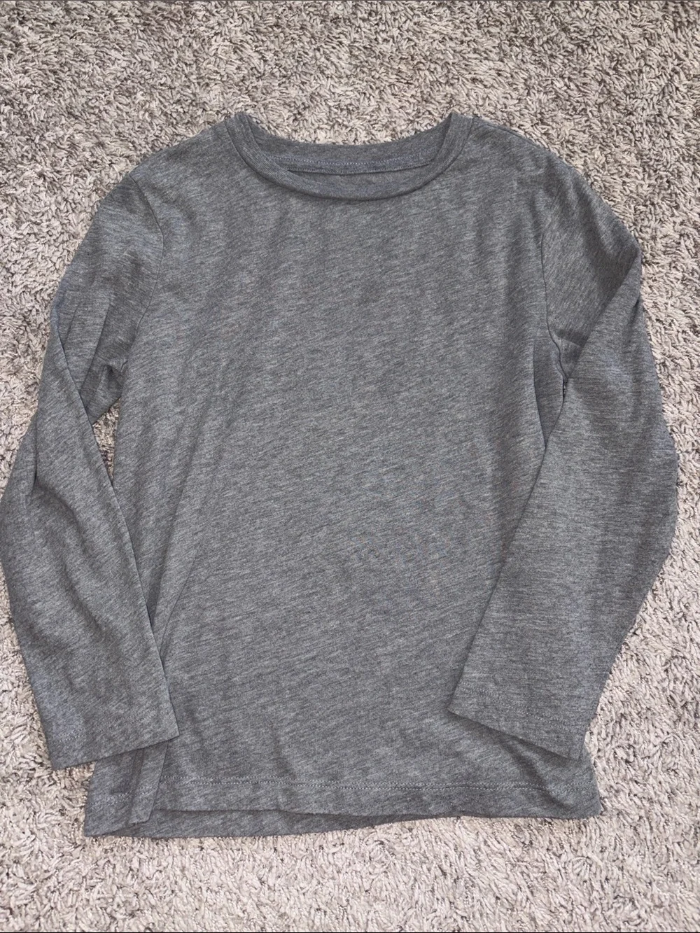 Old Navy Kids Long-Sleeve Tees- Light Blue, Black, Olive, Gray, charcoal